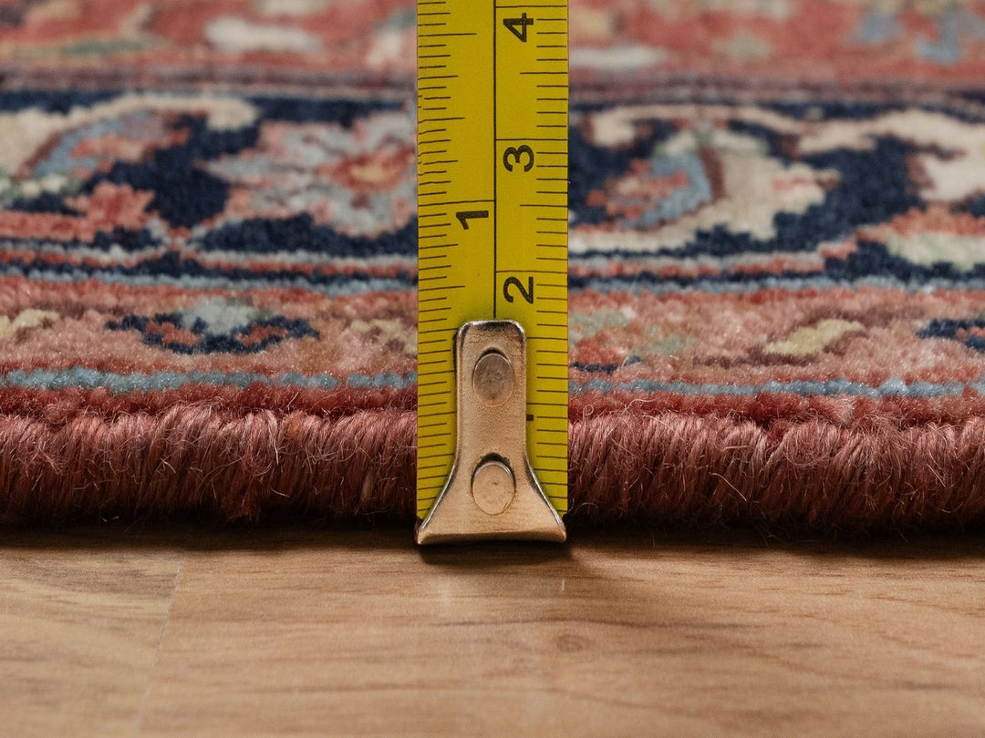 2'7" x 17'11" New Hand Knotted Red Wool Runner Oriental Rug - MOA10292412