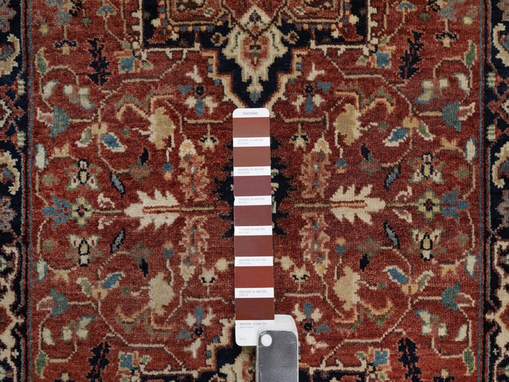 2'6" x 8'1" New Hand Knotted Red Wool Runner Oriental Rug - MOA10292413