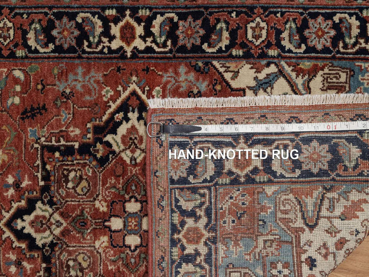 2'6" x 8'1" New Hand Knotted Red Wool Runner Oriental Rug - MOA10292413