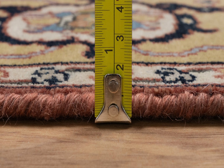 4'0" x 6'0" New Hand Knotted Red Wool Rectangle Oriental Rug - MOA10292414