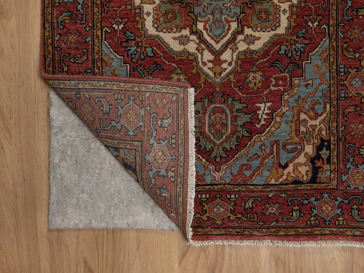 2'7" x 21'7" New Hand Knotted Red Wool Runner Oriental Rug - MOA10292420