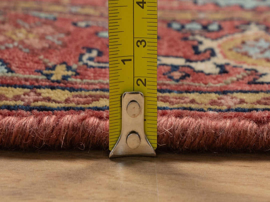 2'7" x 21'7" New Hand Knotted Red Wool Runner Oriental Rug - MOA10292420