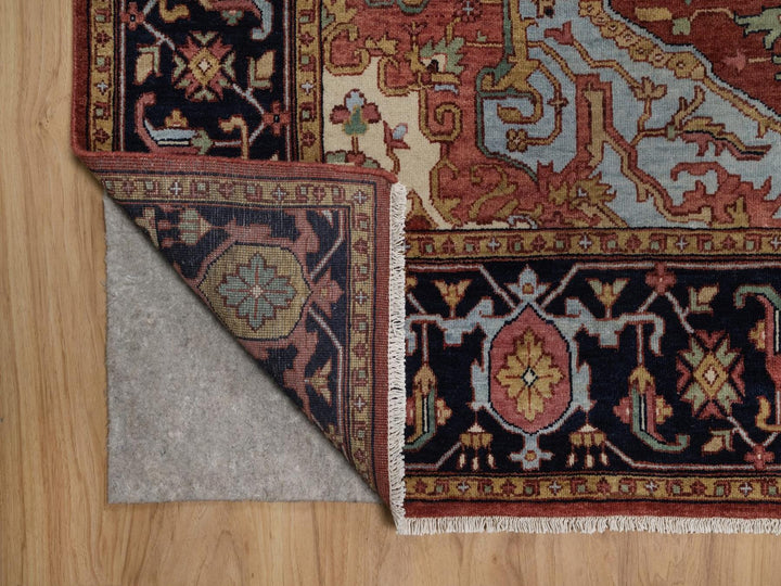 6'0" x 12'3" New Hand Knotted Red Wool Runner Oriental Rug - MOA10292427