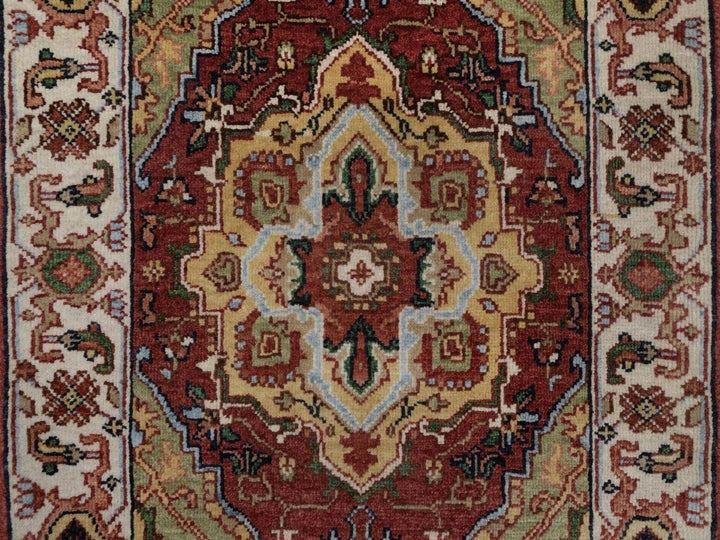 2'1" x 3'2" New Hand Knotted Red Wool Rectangle Oriental Rug - MOA10292428