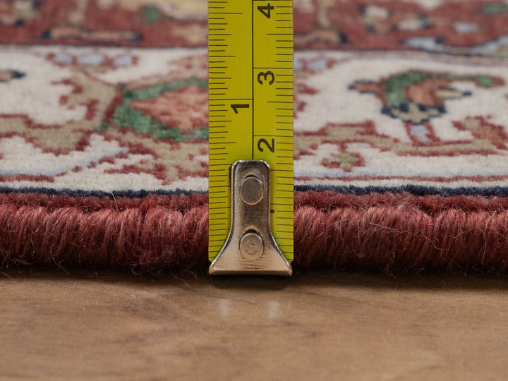 2'1" x 3'2" New Hand Knotted Red Wool Rectangle Oriental Rug - MOA10292428