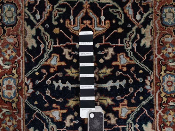 2'0" x 3'0" New Hand Knotted Blue Wool Rectangle Oriental Rug - MOA10292436