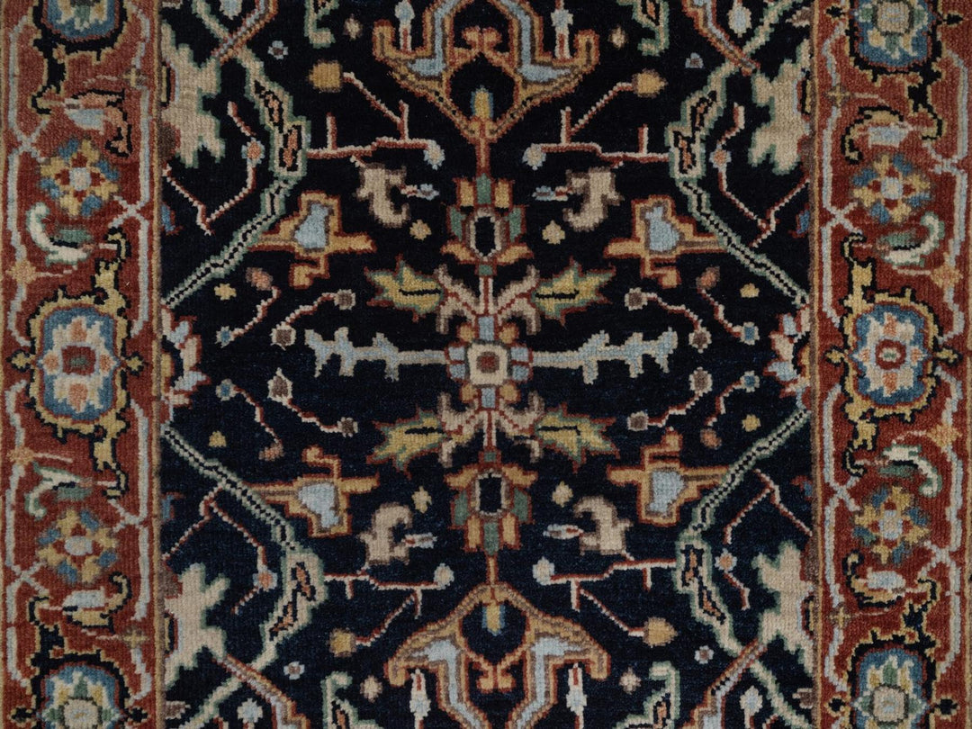 2'0" x 3'0" New Hand Knotted Blue Wool Rectangle Oriental Rug - MOA10292436