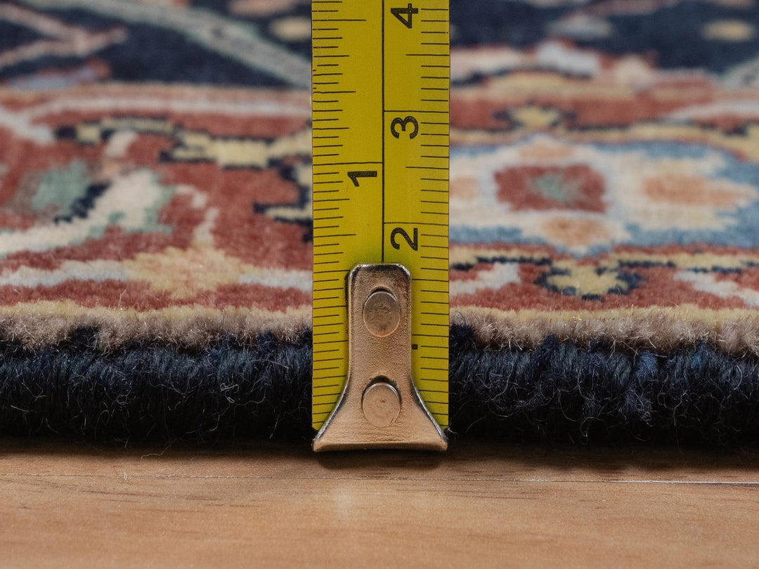 2'0" x 3'0" New Hand Knotted Blue Wool Rectangle Oriental Rug - MOA10292436