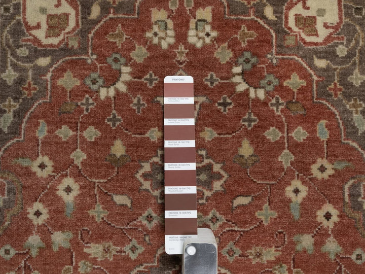 2'11" x 5'1" New Hand Knotted Red Wool Rectangle Oriental Rug - MOA10292437