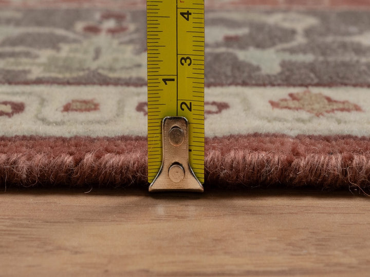 2'11" x 5'1" New Hand Knotted Red Wool Rectangle Oriental Rug - MOA10292437