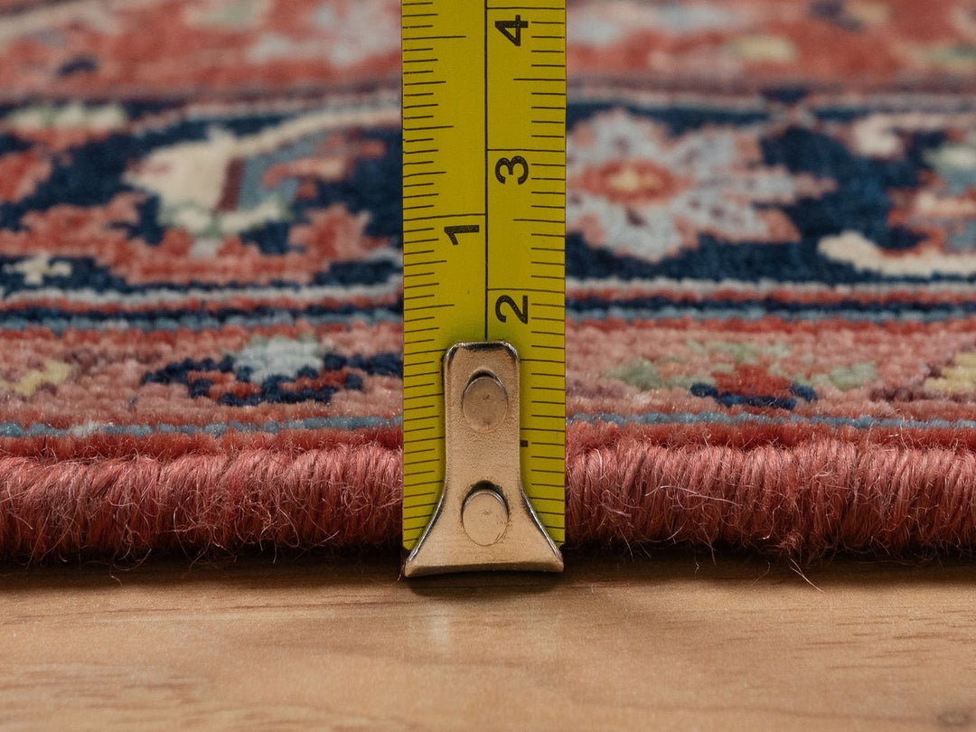 2'6" x 9'11" New Hand Knotted Red Wool Runner Oriental Rug - MOA10292438