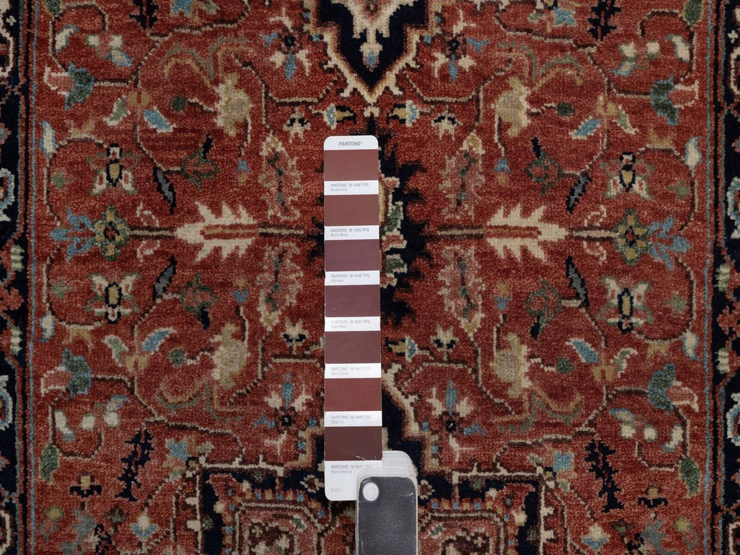 2'7" x 26'1" New Hand Knotted Red Wool Runner Oriental Rug - MOA10292439