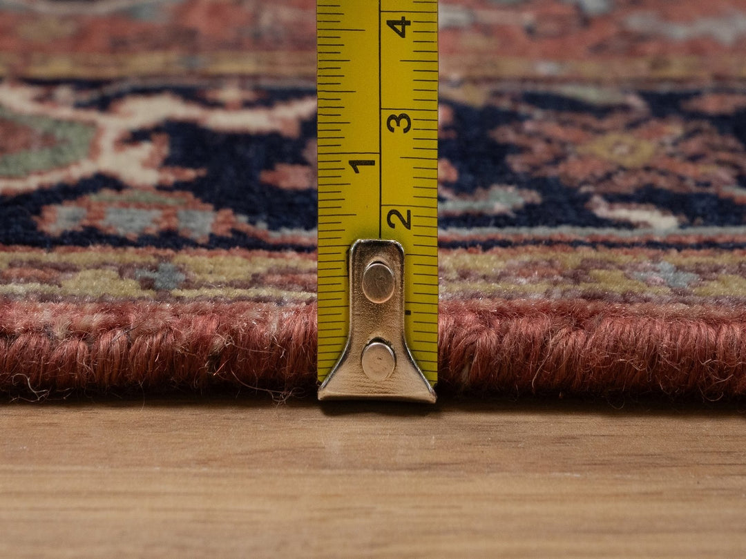 2'6" x 12'0" New Hand Knotted Red Wool Runner Oriental Rug - MOA10292450