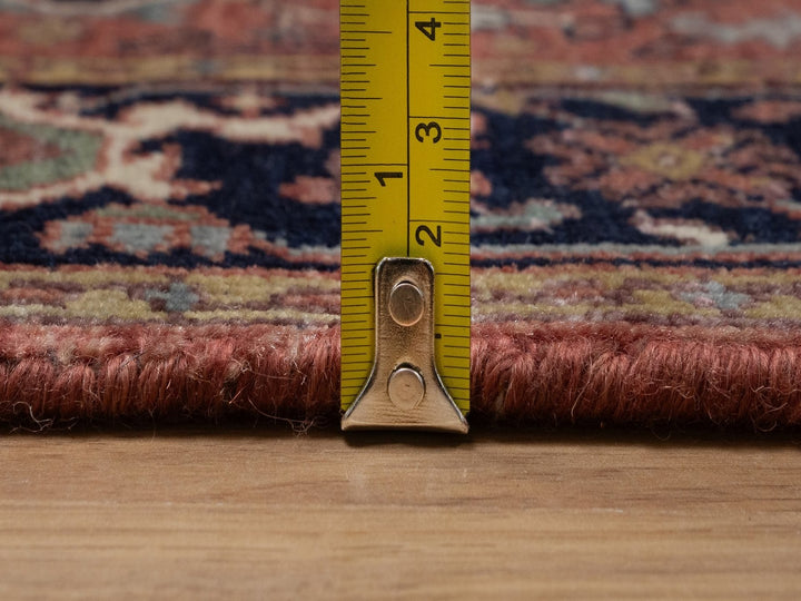 2'6" x 12'0" New Hand Knotted Red Wool Runner Oriental Rug - MOA10292450