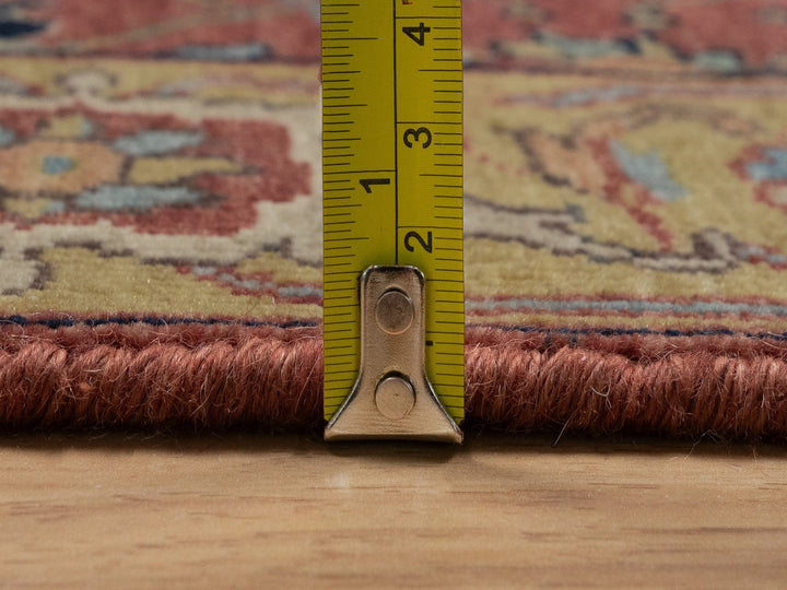 2'8" x 22'1" New Hand Knotted Red Wool Runner Oriental Rug - MOA10292453