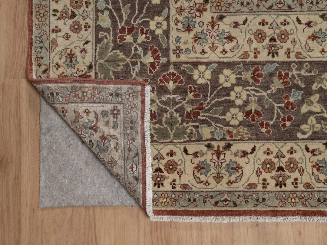 9'11" x 10'4" New Hand Knotted Red Wool Square Oriental Rug - MOA10292460