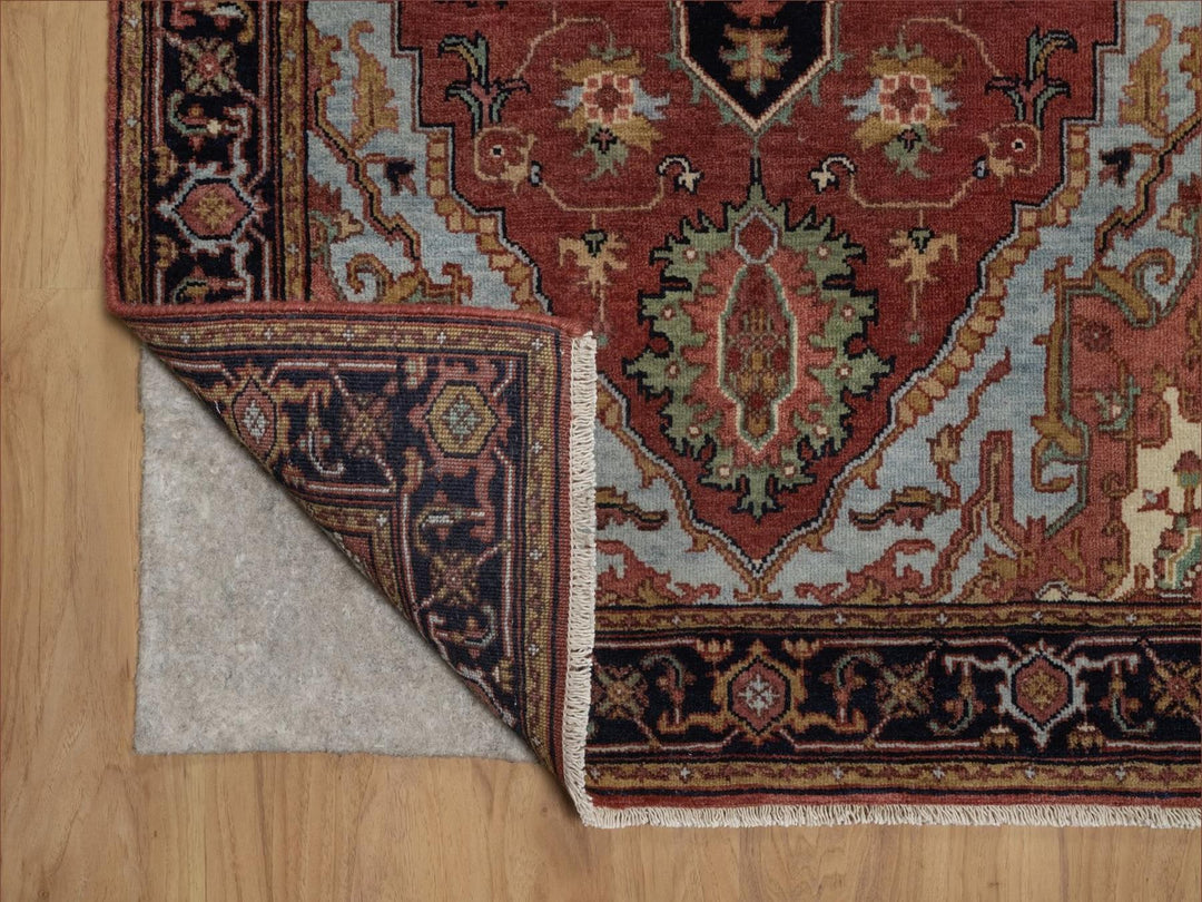 3'0" x 5'3" New Hand Knotted Red Wool Rectangle Oriental Rug - MOA10292461