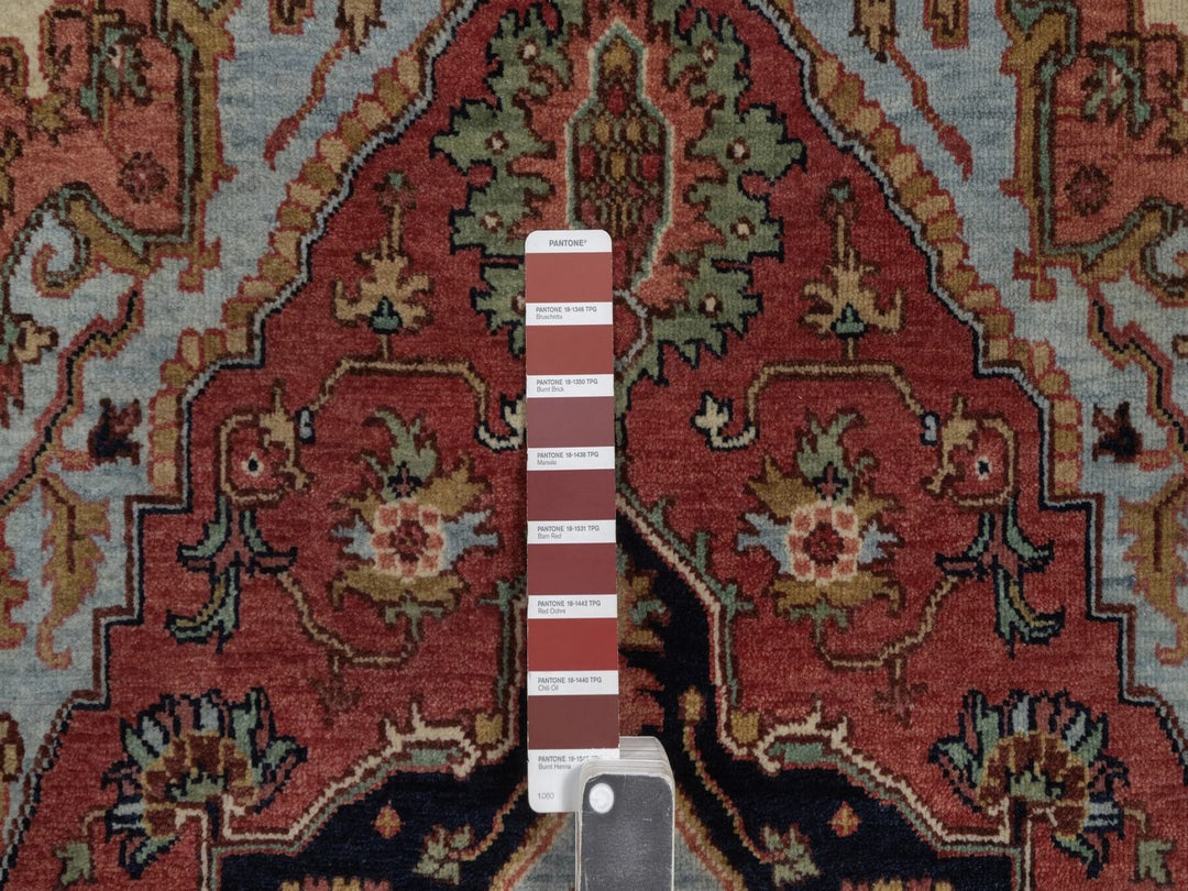 3'0" x 5'3" New Hand Knotted Red Wool Rectangle Oriental Rug - MOA10292461