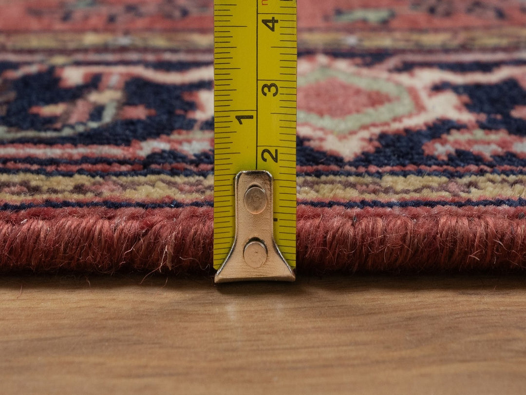 3'0" x 5'3" New Hand Knotted Red Wool Rectangle Oriental Rug - MOA10292461