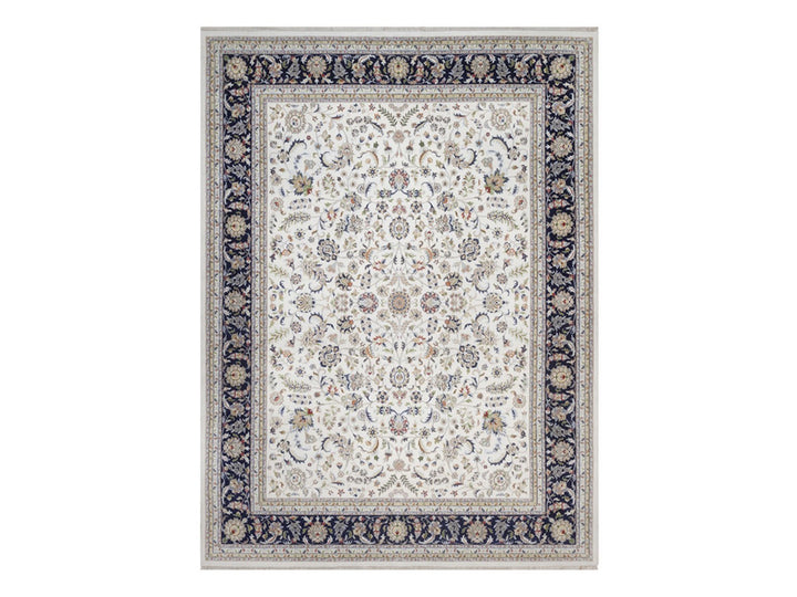 11'11" x 15'11" New Hand Knotted Ivory Wool & Silk Rectangle Oriental Rug - MOA10292511