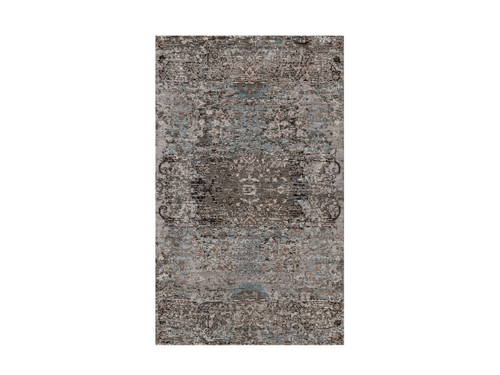 3'0" x 5'0" New Hand Knotted Brown Wool & Silk Rectangle Oriental Rug - MOA10292594