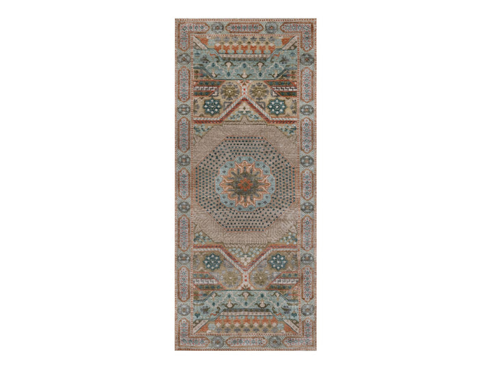2'6" x 6'0" New Hand Knotted Brown Wool & Silk Runner Oriental Rug - MOA10292608