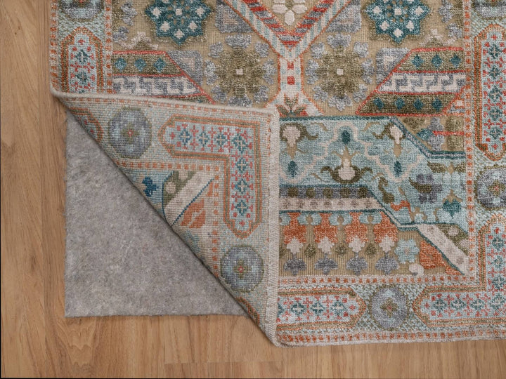 2'6" x 6'0" New Hand Knotted Brown Wool & Silk Runner Oriental Rug - MOA10292608
