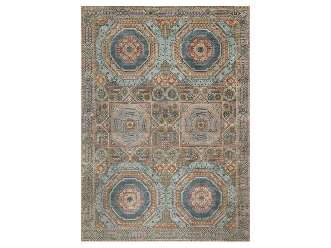 8'9" x 12'3" New Hand Knotted Brown Wool & Silk Rectangle Oriental Rug - MOA10292616