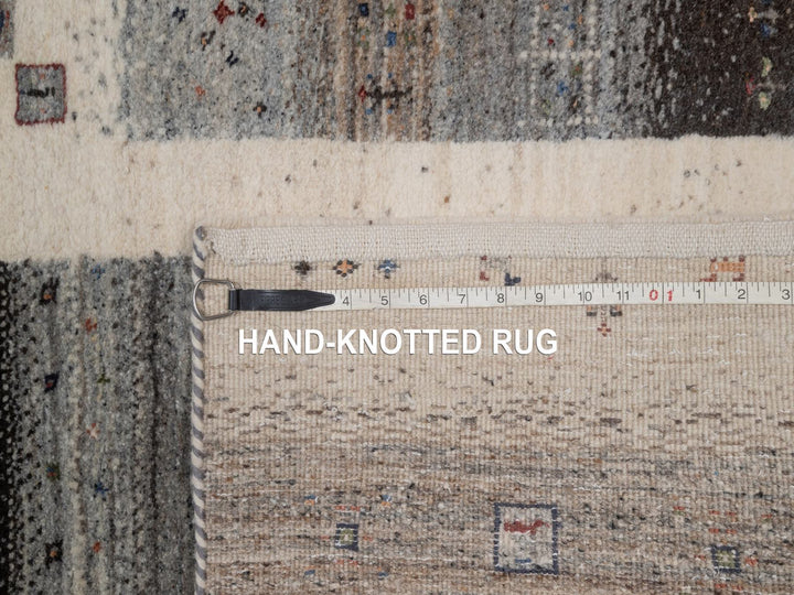2'10" x 5'4" New Hand Knotted Ivory Wool Rectangle Oriental Rug - MOA10292628