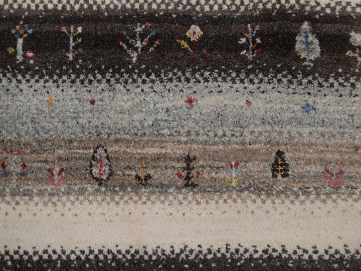 1'11" x 3'0" New Hand Knotted Ivory Wool Rectangle Oriental Rug - MOA10292632