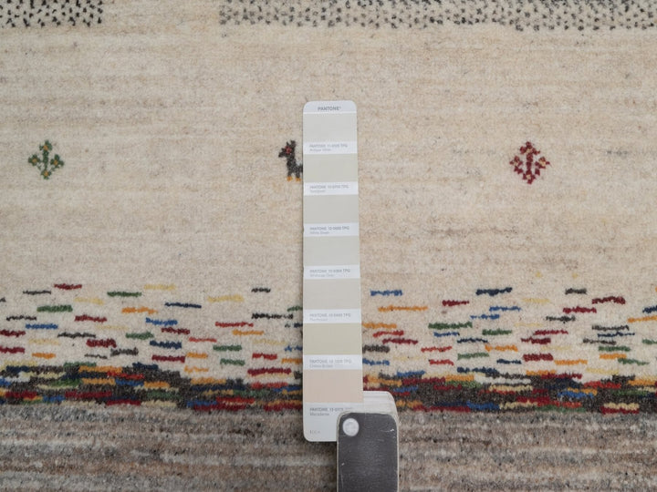 7'9" x 10'0" New Hand Knotted Brown Wool Rectangle Oriental Rug - MOA10292636