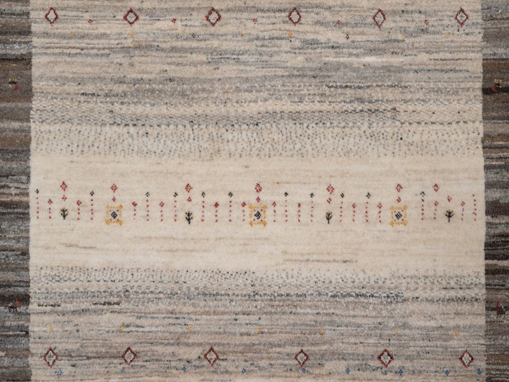 5'4" x 8'0" New Hand Knotted Brown Wool Rectangle Oriental Rug - MOA10292658