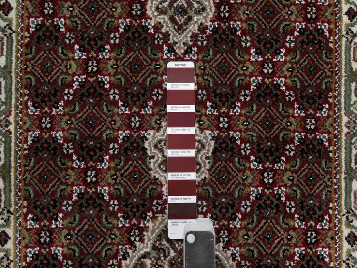 2'7" x 9'10" New Hand Knotted Red Wool Runner Oriental Rug - MOA10292660