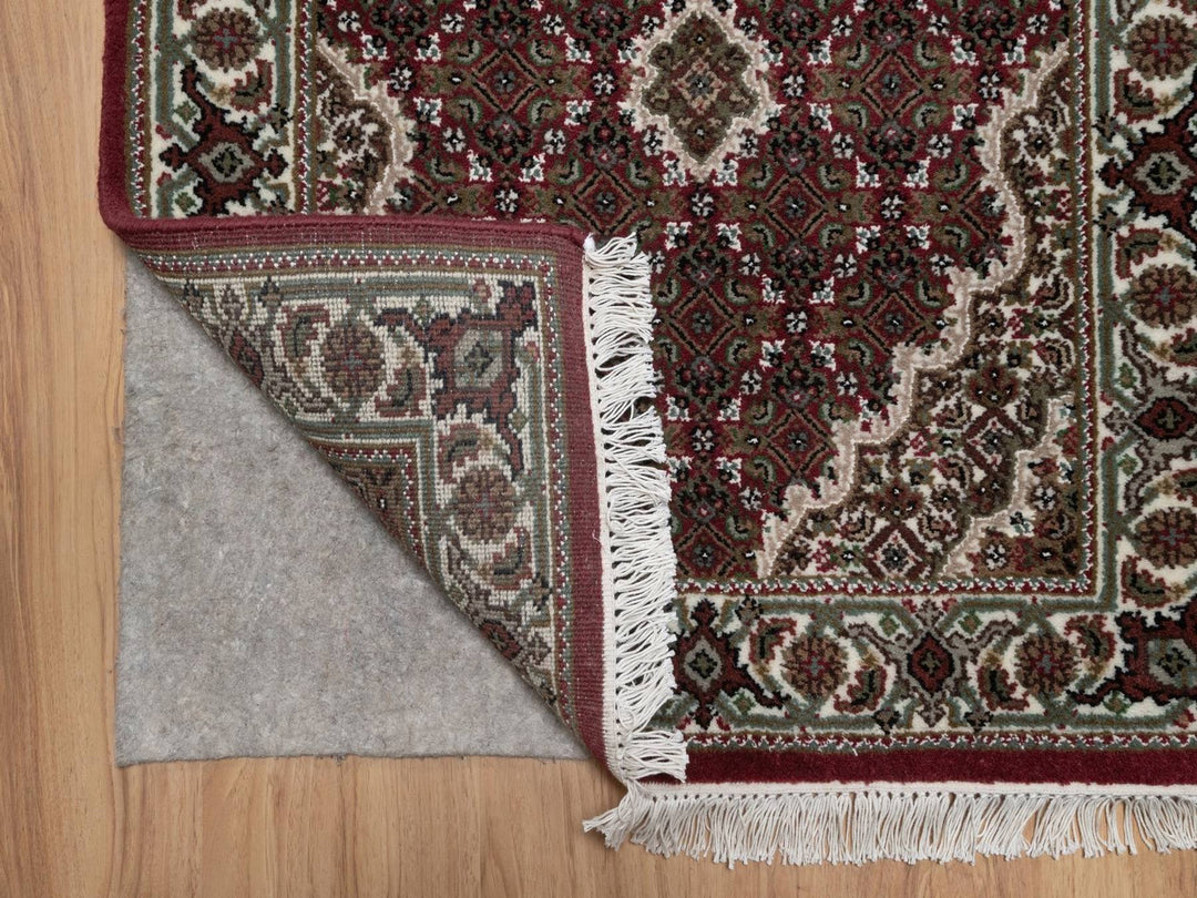 2'9" x 13'2" New Hand Knotted Red Wool Runner Oriental Rug - MOA10292661