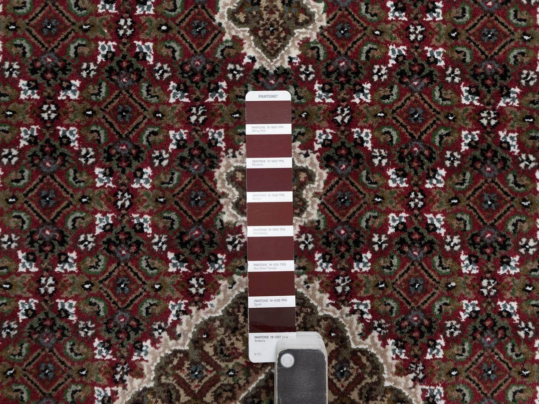 2'9" x 13'2" New Hand Knotted Red Wool Runner Oriental Rug - MOA10292661