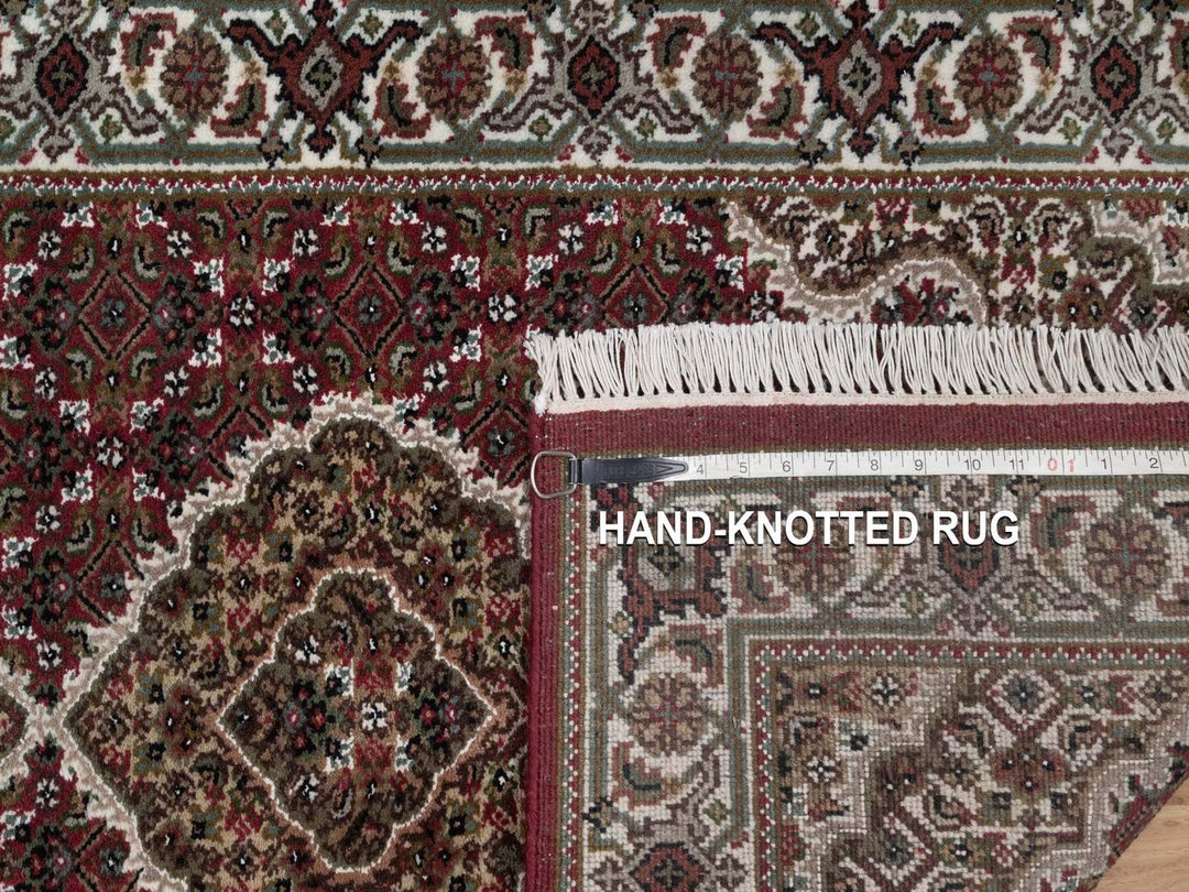 2'9" x 13'2" New Hand Knotted Red Wool Runner Oriental Rug - MOA10292661