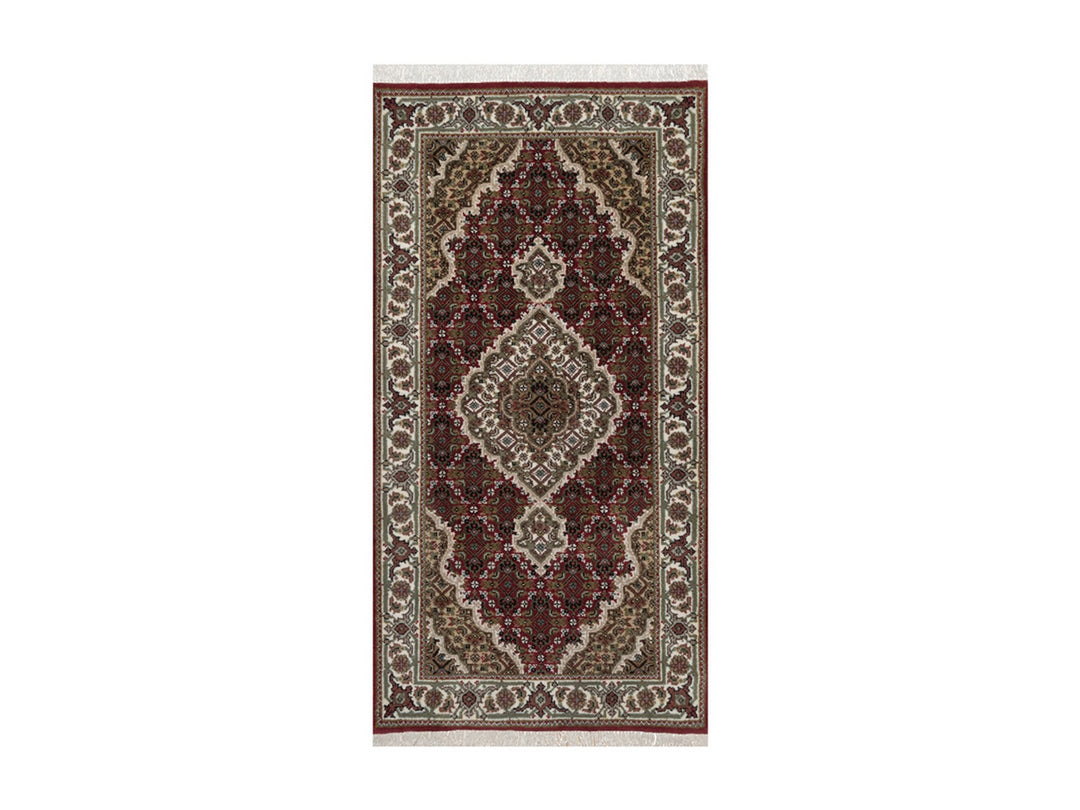 2'5" x 4'9" New Hand Knotted Red Wool Rectangle Oriental Rug - MOA10292664