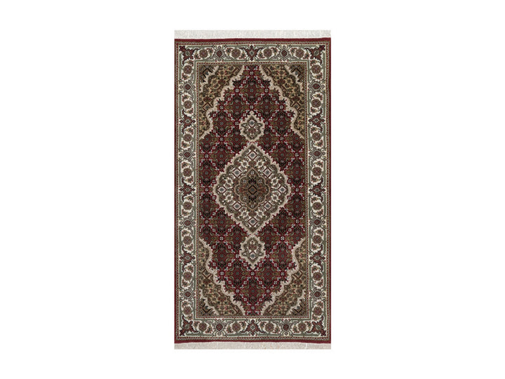 2'5" x 4'9" New Hand Knotted Red Wool Rectangle Oriental Rug - MOA10292664