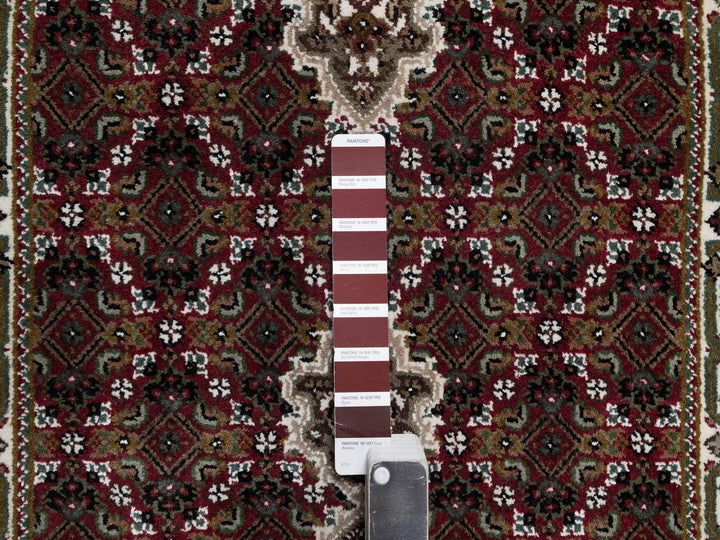 2'8" x 20'2" New Hand Knotted Red Wool Runner Oriental Rug - MOA10292668