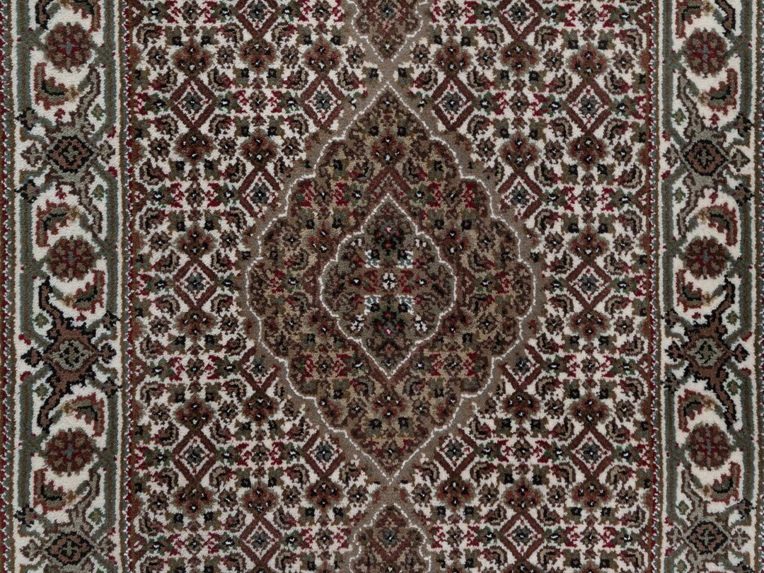 2'9" x 20'6" New Hand Knotted Ivory Wool Runner Oriental Rug - MOA10292676