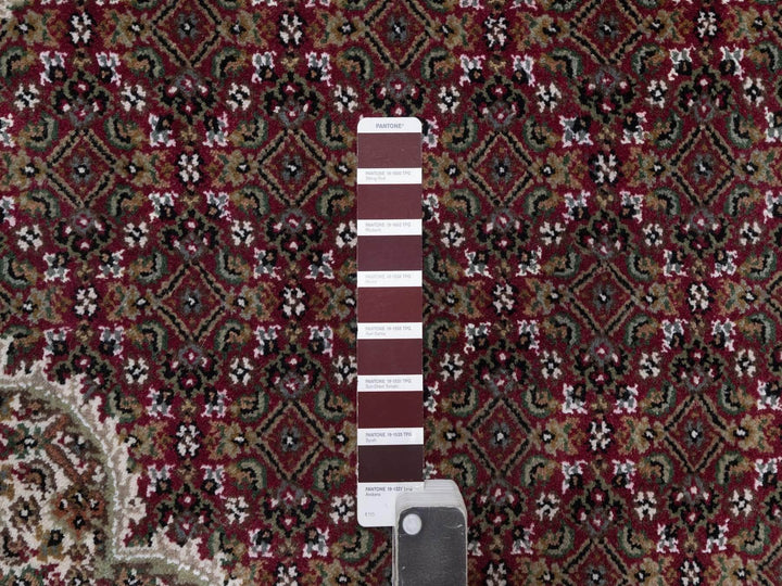8'11" x 12'2" New Hand Knotted Red Wool Rectangle Oriental Rug - MOA10292704