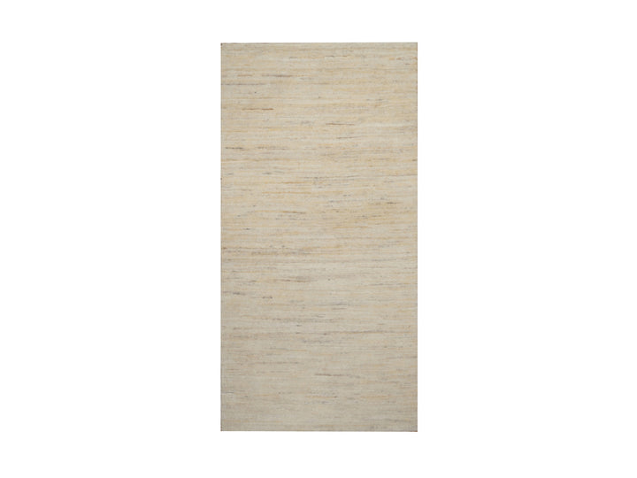 2'3" x 4'5" New Hand Knotted Ivory Wool Rectangle Oriental Rug - MOA10292722