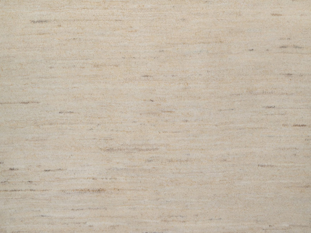 10'2" x 13'11" New Hand Knotted Ivory Wool Rectangle Oriental Rug - MOA10292724