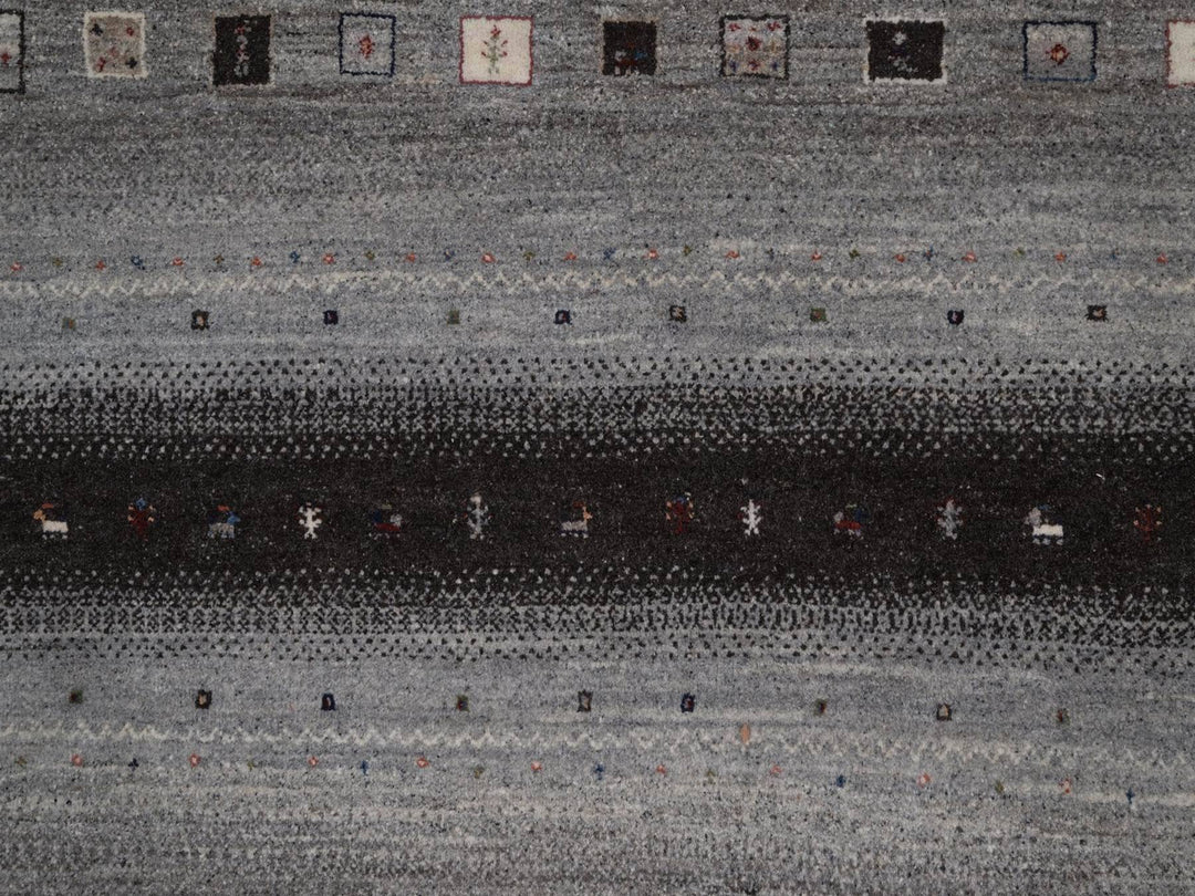 8'10" x 12'0" New Hand Knotted Ivory Wool Rectangle Oriental Rug - MOA10292725