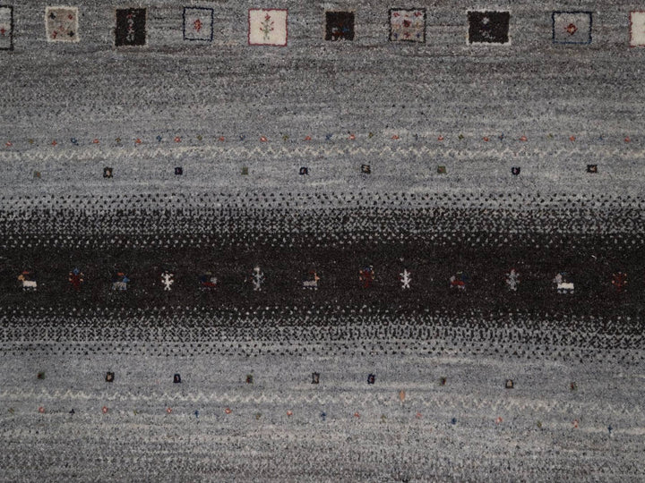 8'10" x 12'0" New Hand Knotted Ivory Wool Rectangle Oriental Rug - MOA10292725
