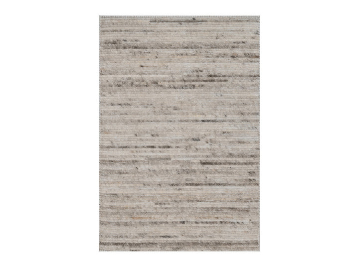 2'0" x 3'0" New Hand Loomed Ivory Polyester Rectangle Oriental Rug - MOA10292733
