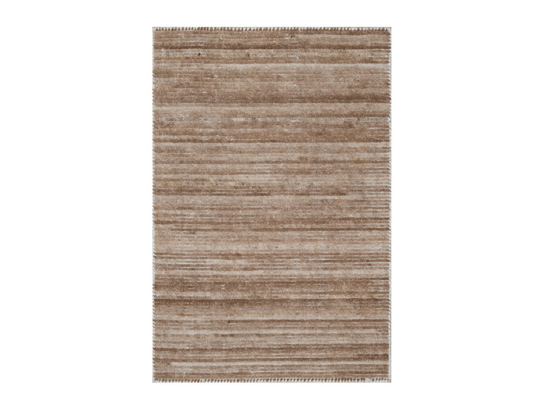 2'0" x 3'0" New Hand Loomed Brown Polyester Rectangle Oriental Rug - MOA10292735