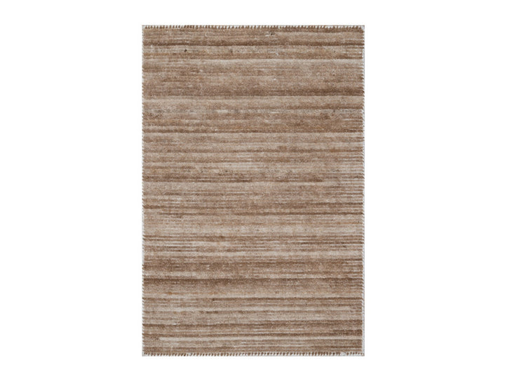 2'0" x 3'0" New Hand Loomed Brown Polyester Rectangle Oriental Rug - MOA10292735