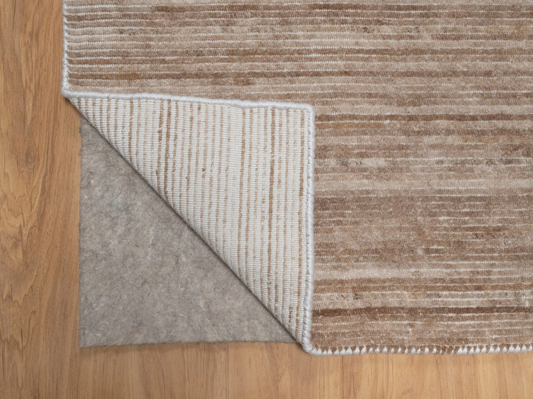 2'0" x 3'0" New Hand Loomed Brown Polyester Rectangle Oriental Rug - MOA10292735