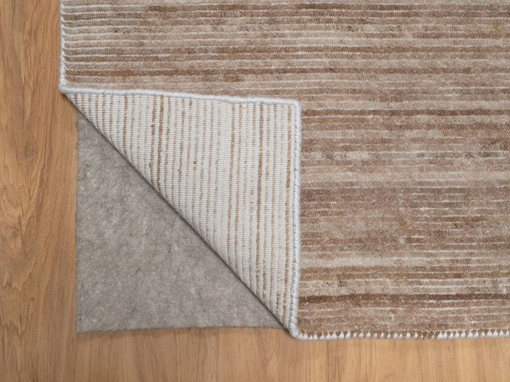 2'0" x 3'0" New Hand Loomed Brown Polyester Rectangle Oriental Rug - MOA10292735